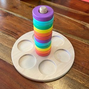 Lovevery Flexible Wooden Stacker - The Babbler Play Kit